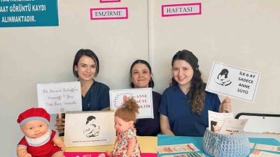 DÜZCE SAĞLIK MÜDÜRLÜĞÜNE BAĞLI EKİPLERİ STANT AÇARAK ANNE SÜTÜNÜN ÖNEMİ