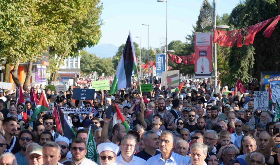 SAKARYA’DA DÜZENLENEN ‘GAZZE’NİN SESİ,