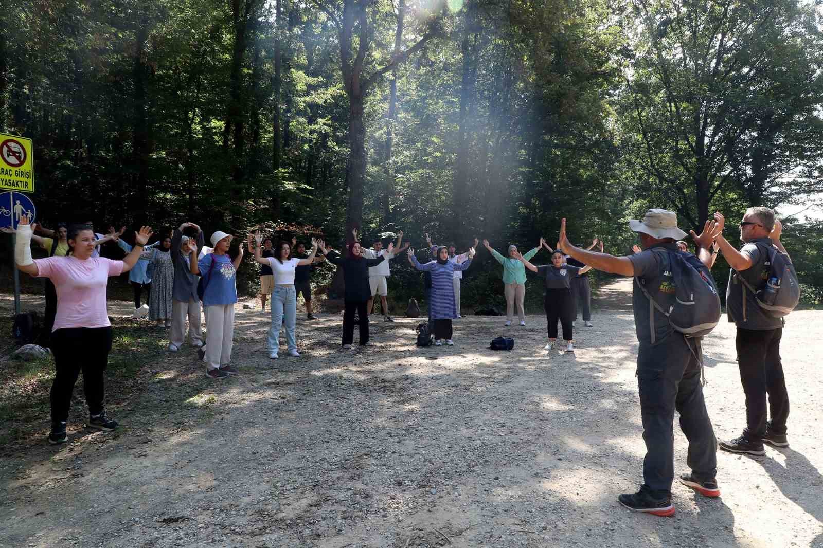 Sakarya’nın gençleri tabiatın kalbinde yolculuğa çıktı