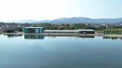 KOCAELİ'NİN BAŞİSKELE İLÇESİNE İNŞA EDİLEN BAŞİSKELE SU SPORLARI MERKEZİNDE TAMAMLANMA