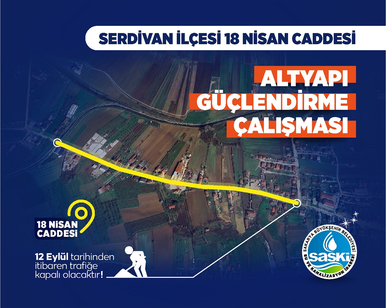 Altyapı yatırımı için trafik alternatif güzergahlardan sağlanacak