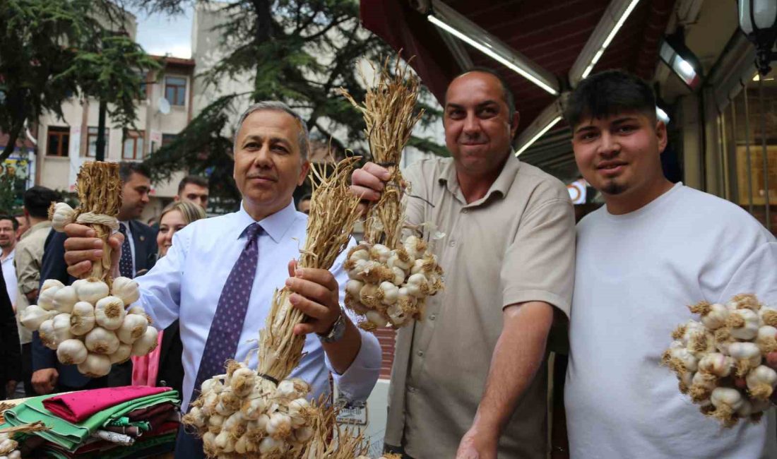 KASTAMONU'DA ESNAF VE VATANDAŞLARLA BİR ARAYA GELEN İÇİŞLERİ BAKANI ALİ