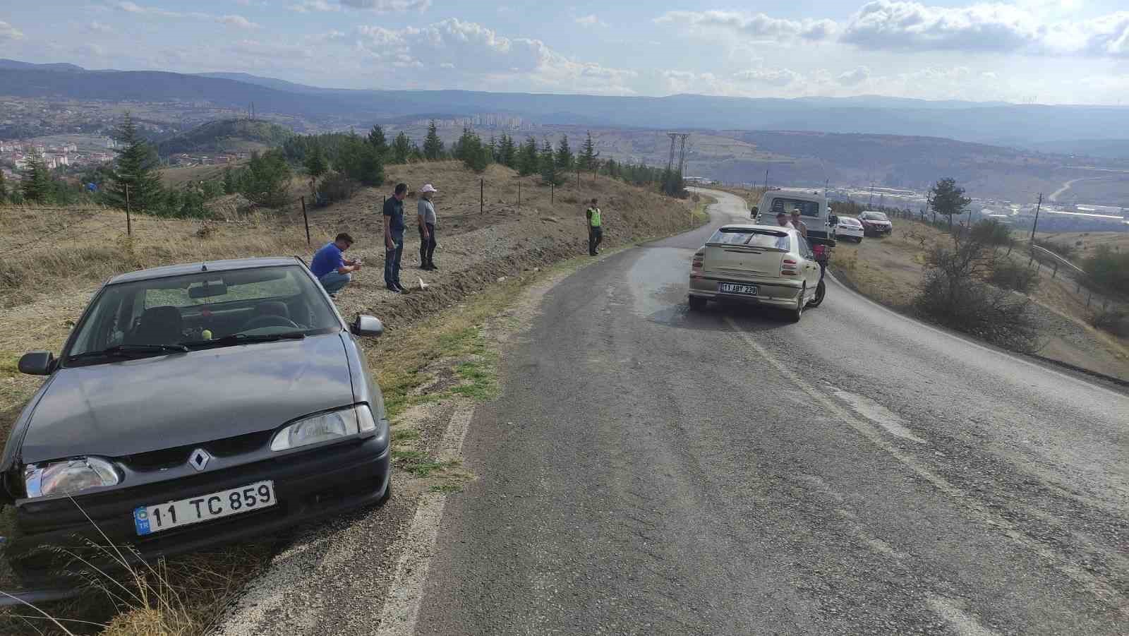 Bilecik’te meydana gelen trafik kazasında 2 kişi yaralandı