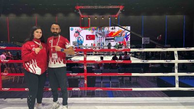 GENÇLER DÜNYA MUAYTHAİ ŞAMPİYONASI'NDA GENÇ BAYANLAR 71 KİLOGRAM MÜSABAKASINDA BOLULU