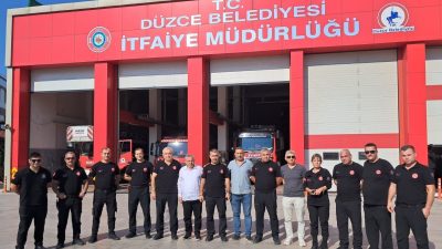 DÜZCE’DE 7 GÜN 24 SAAT GÖREV YAPAN ATEŞ SAVAŞÇILARININ İTFAİYE