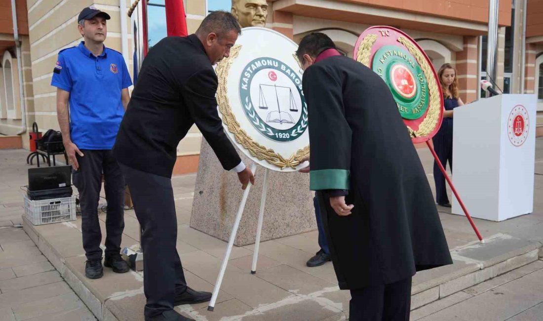 KASTAMONU BARO BAŞKANI AVUKAT ÖZGÜR DEMİR, ADLİ YIL AÇILIŞINDA YAPTIĞI