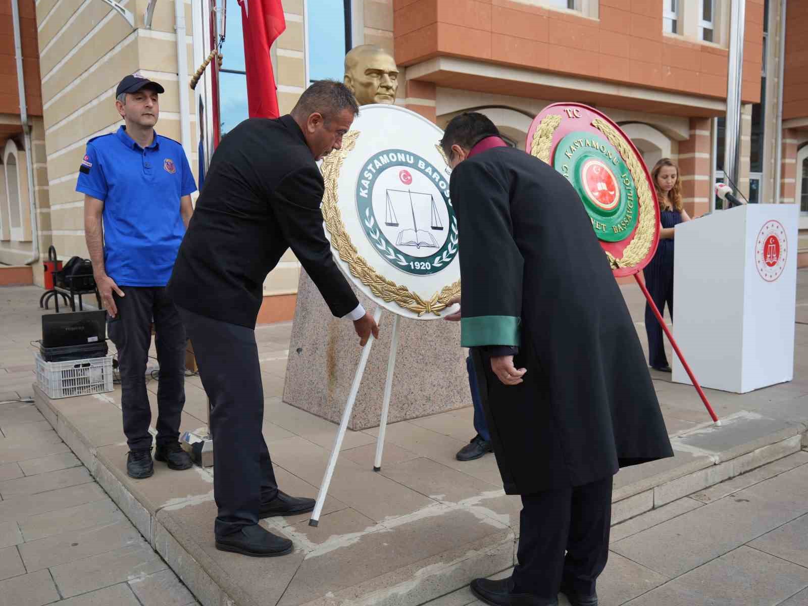 KASTAMONU BARO BAŞKANI AVUKAT ÖZGÜR DEMİR, ADLİ YIL AÇILIŞINDA YAPTIĞI