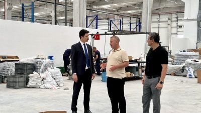 KAYMAKAM KAHRAMAN’DAN OSB FİRMALARINA YAKIN MERCEK