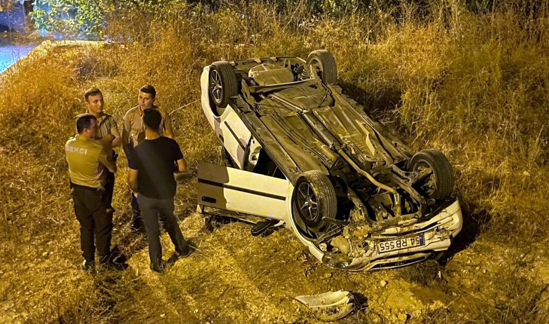 SAKARYA’NIN PAMUKOVA İLÇESİNDE SÜRÜCÜSÜNÜN