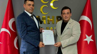 ONUR YALAMAÇ (SAĞDA), MHP BİLECİK İL BAŞKANLIĞINDA DÜZENLENEN TÖRENLE ATAMA