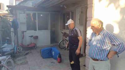 DÜZCE’NİN ÇAY MAHALLESİNDE ELEKTRİKLİ BİSİKLETİN AKÜSÜ BİR ANDA PATLADI. SESİ