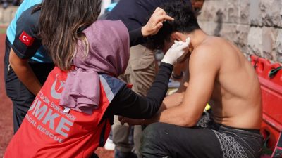 SÖĞÜT ŞENLİKLERİNDE 21 SAHRA ÇADIRLAR OLMAK ÜZERE 38 KİŞİYE MÜDAHALE