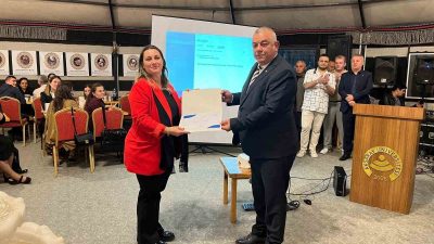 DTSO BAŞKANI ERDOĞAN BIYIK, YÖNETİM KURULU ÜYESİ RIZA YILDIZ, DÜZCE