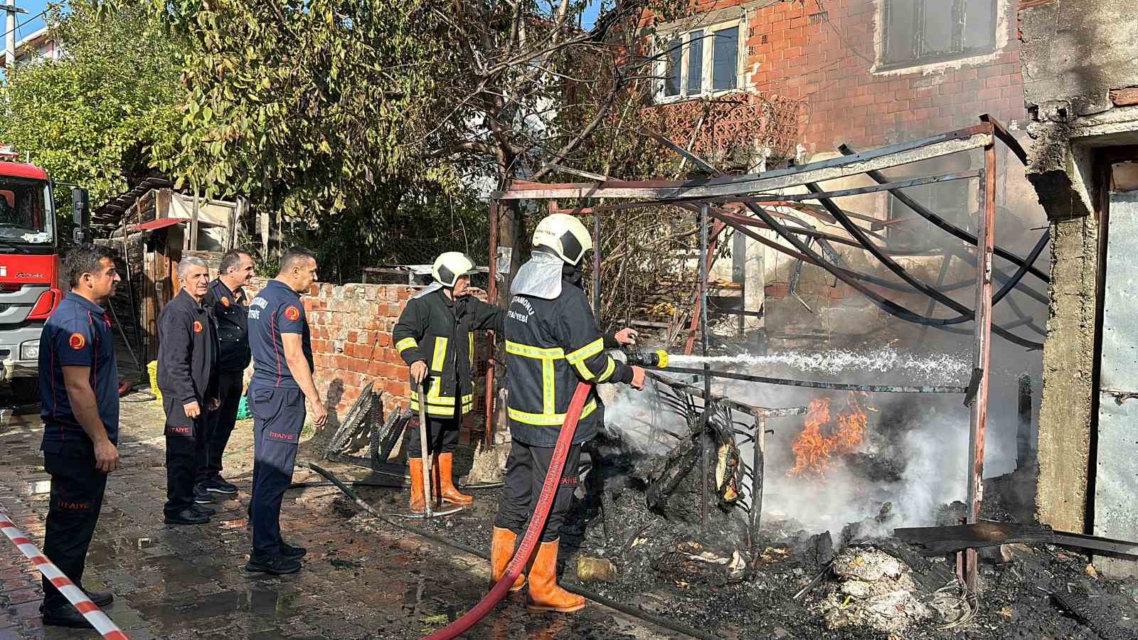 KASTAMONU’DA İL MERKEZİNDE BİR EVİN GARAJ BÖLÜMÜNDEN ÇIKTIĞI TAHMİN EDİLEN