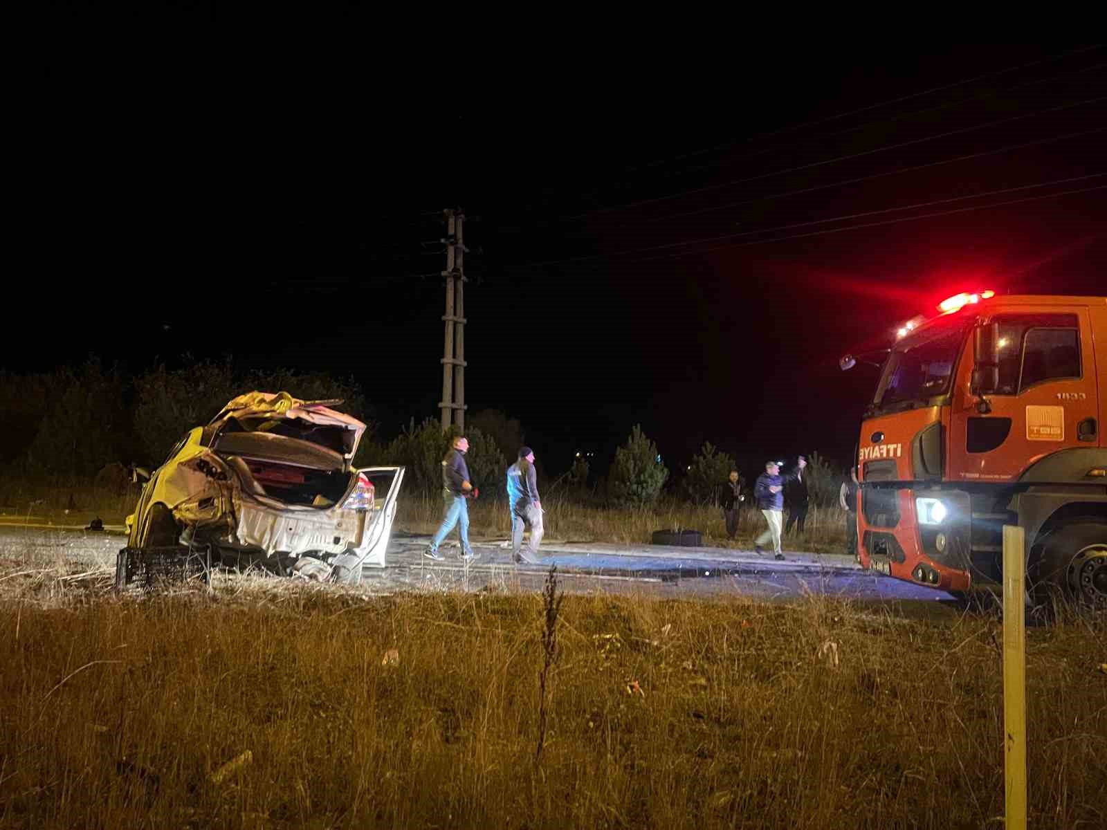 Bolu’da feci kaza: 2 ağır yaralı