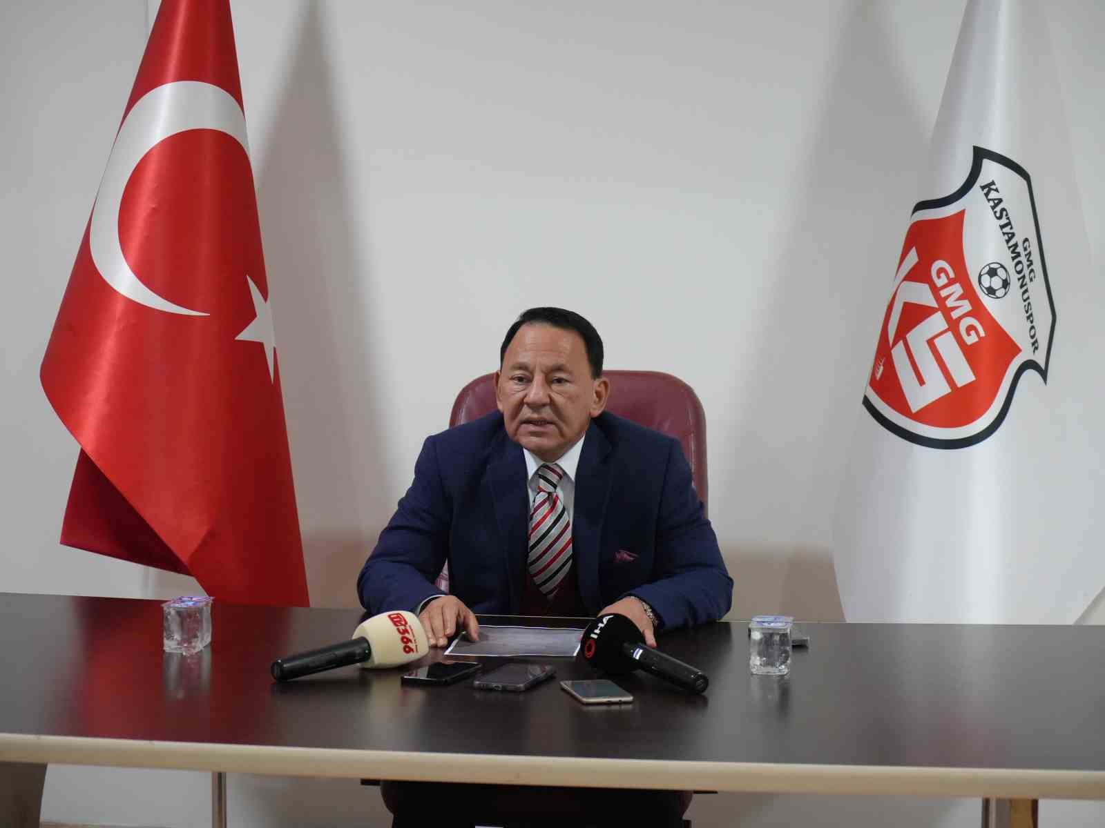 GMG KASTAMONUSPOR KULÜP BAŞKANI CENGİZ AYGÜN BASIN AÇIKLAMASI YAPTI