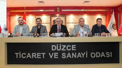 DÜZCE TİCARET VE SANAYİ ODASI(DTSO) OLAĞAN MECLİS TOPLANTISINDA KONUŞAN YÖNETİM