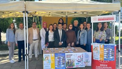 DÜZCE’NİN KAYNAŞLI İLÇESİNDE DÜNYA YÜRÜYÜŞ GÜNÜNDE “HAREKET ET SAĞLIKLI YAŞA”