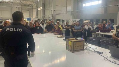 KAYNAŞLI İLÇE EMNİYET MÜDÜRLÜĞÜ EKİPLERİ, KAYNAŞLILI KADINLARA YÖNELİK KADES BİLGİLENDİRME