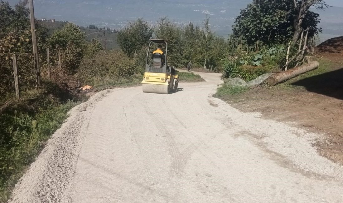 DÜZCE’DE KÖY YOLLARINDA DÜZCE