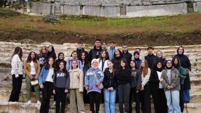 DÜZCE CUMHURİYET ANADOLU LİSESİ ÖĞRENCİLERİ, KONURALP ANTİK KENTİNİ ZİYARET EDEREK