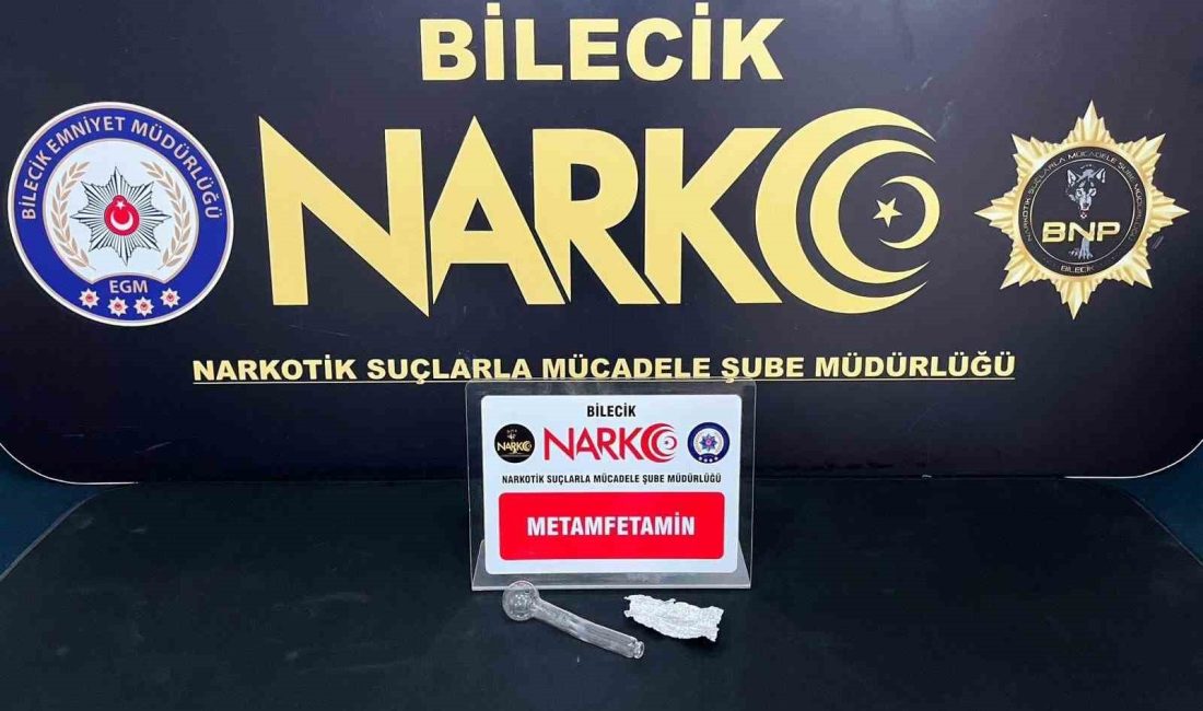 BİLECİK'TE NARKOTİK EKİPLERİ TARAFINDAN