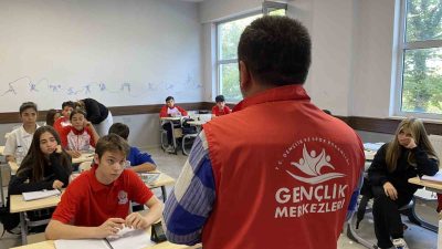 BAHÇEŞEHİR GENÇLİK MERKEZİ’NDE YENİ AÇILAN KURSLARLA İLGİLİ OLARAK OKULLARDA TANITIM