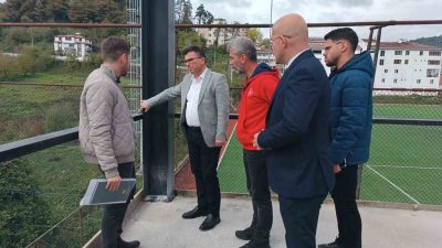 YIĞILCA’DA YAPIMI DEVAM EDEN EK CEP SPOR SALONU VE DEPO