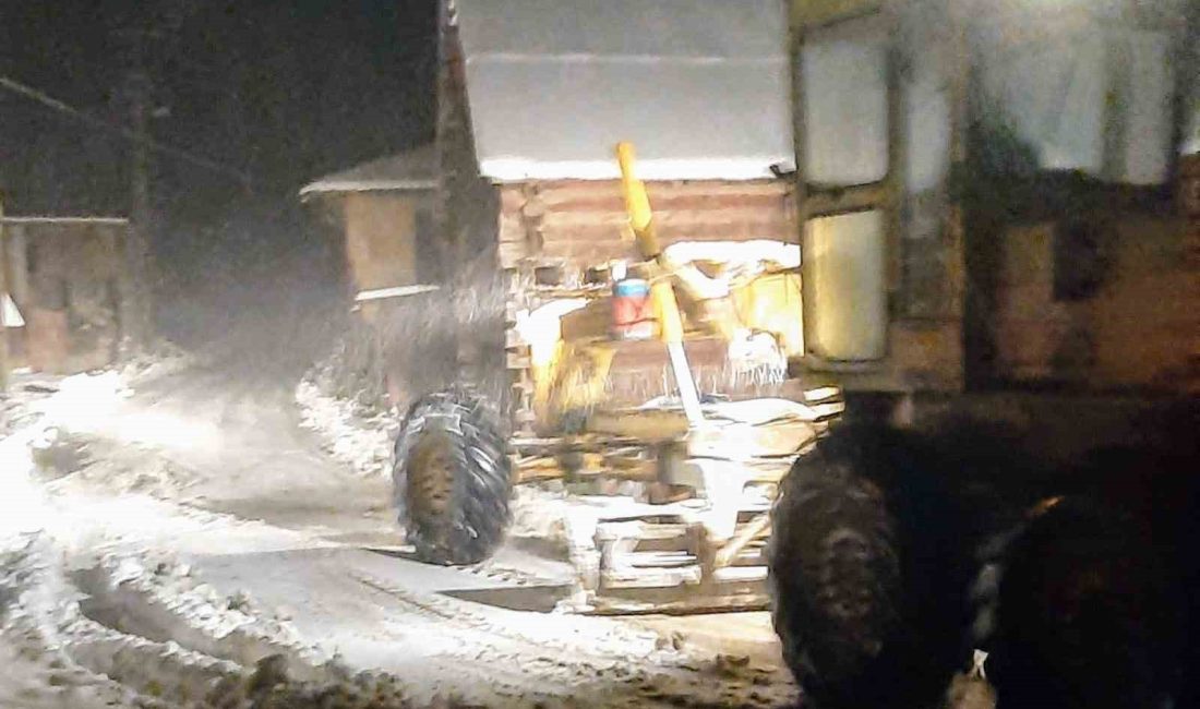 BOLU’DA ETKİSİNİ SÜRDÜREN YOĞUN