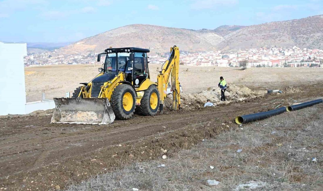 BOZÜYÜK'TE ALTYAPI ÇALIŞMALARI YENİ