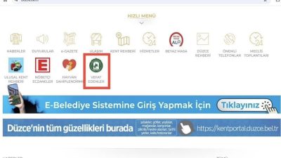 DÜZCE BELEDİYESİ, VATANDAŞLARIN VEFAT EDEN YAKINLARINI DAHA KOLAY TAKİP EDEBİLMELERİ