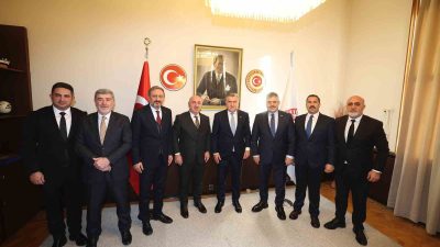 DARICA BELEDİYE BAŞKANI MUZAFFER BIYIK, ANKARA ZİYARETİNDE GENÇLİK VE SPOR