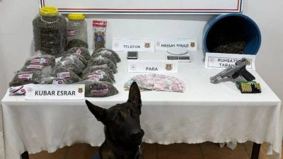 DÜZCE’NİN AKÇAKOCA İLÇESİNDE JANDARMA EKİPLERİ TARAFINDAN UYUŞTURUCU OPERASYONUNDA 3 BİN