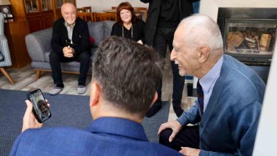 BİLECİK VALİSİ ŞEFİK AYGÖL, BİLECİK’İN EN YAŞLI EĞİTİMCİ, OKUL MÜDÜRÜ