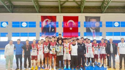 DÜZCE’DE GERÇEKLEŞTİRİLEN OKUL SPORLARI GENÇ ERKEKLER A BASKETBOL MÜSABAKALARINA 8