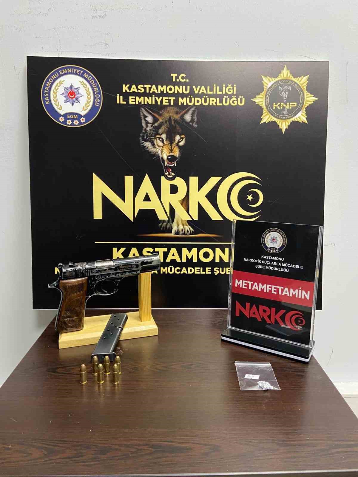 KASTAMONU İL EMNİYET MÜDÜRLÜĞÜ NARKOTİK SUÇLARLA MÜCADELE ŞUBE MÜDÜRLÜĞÜ EKİPLERİNİN