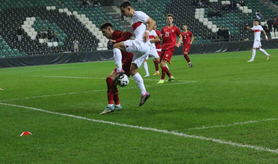 U21 MİLLİ TAKIMI, KOCAELİ'DE HAZIRLIK MAÇINDA KAŞILAŞTIĞI SIRBİSTAN'A 2-1 MAĞLUP