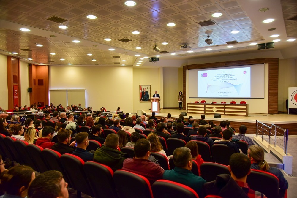 KASTAMONU ÜNİVERSİTESİ’NDE DÜZENLENEN ERASMUS+ BİLGİLENDİRME TOPLANTISI’NA AKADEMİK PERSONEL İLE KURUM