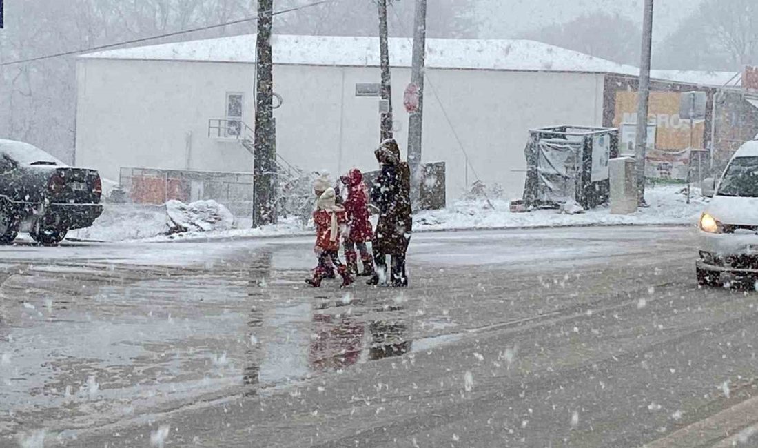 KOCAELİ'DE LAPA LAPA YAĞAN