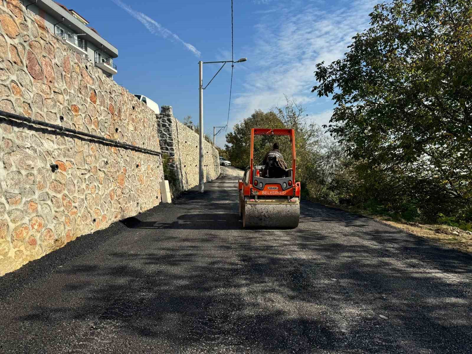 SERDİVAN BELEDİYESİ FEN İŞLERİ MÜDÜRLÜĞÜ EKİPLERİ, İLÇENİN DÖRT BİR YANINDA
