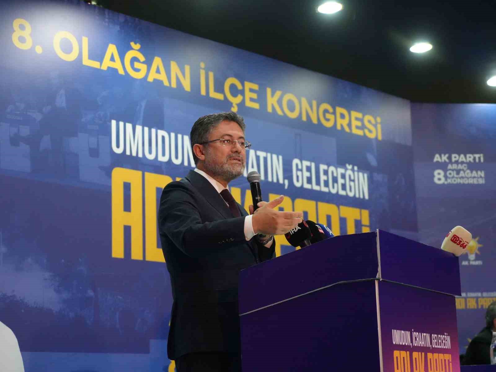 KASTAMONU'DA KONUŞAN TARIM VE ORMAN BAKANI İBRAHİM YUMAKLI, “GÜÇLÜ TÜRKİYE'NİN