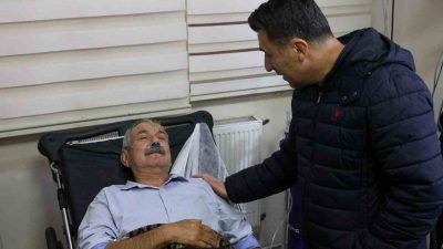 VALİ AYGÖL, DÜN ÇIKAN BÜYÜK YANGINDA DUMANDAN ETKİLENEN ŞAHSI HASTANEDE