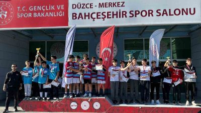 DÜZCE’DE OKUL SPORLARI GENÇLER VE YILDIZLAR KROS MÜSABAKALARI BAHÇEŞEHİR SPOR