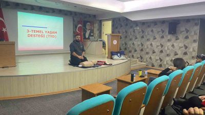 DÜZCE’DE Kİ ARAMA KURTARMA DERNEĞİ GÖNÜLLÜLERİNE SAĞLIK MÜDÜRLÜĞÜ TARAFINDAN TEMEL