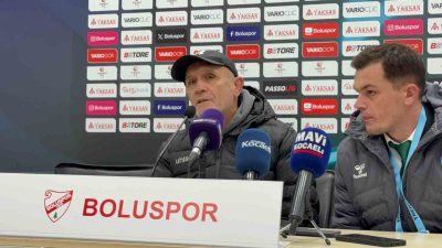 KOCAELİSPOR TEKNİK SORUMLUSU AYDIN GÜNAYDIN, BOLUSPOR MAÇININ ARDINDAN YAPTIĞI AÇIKLAMADA,