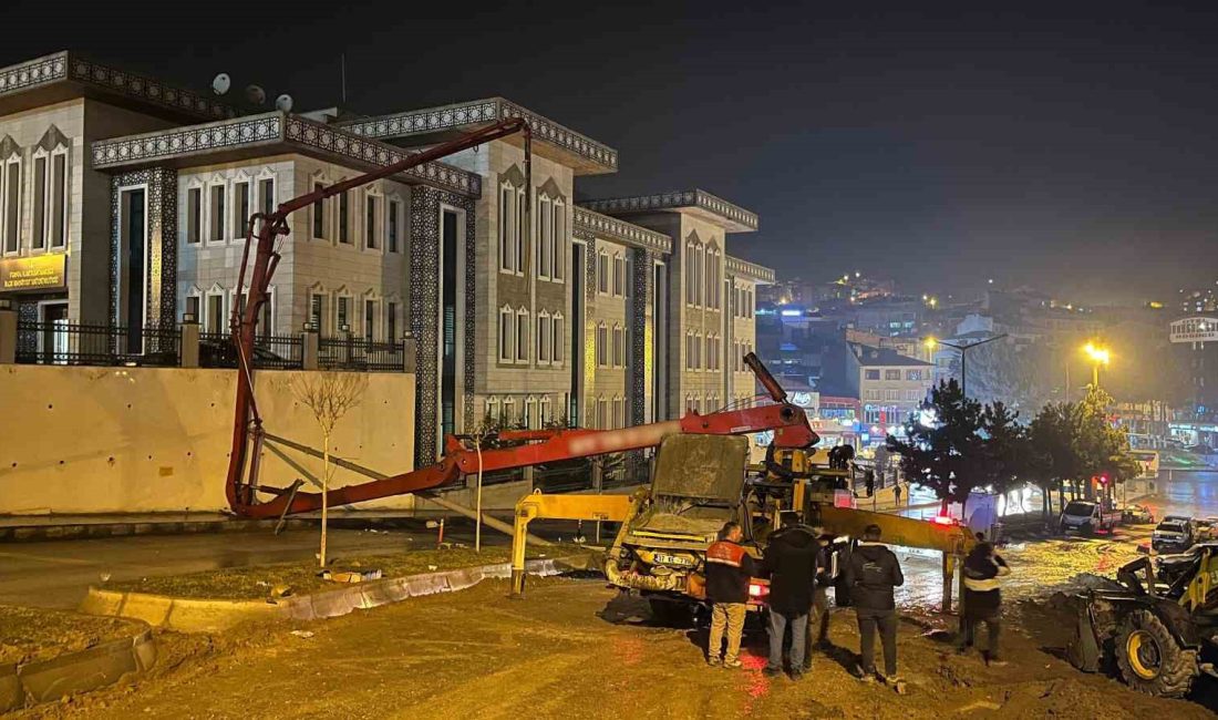 KASTAMONU'NUN TOSYA İLÇESİNDE BETON