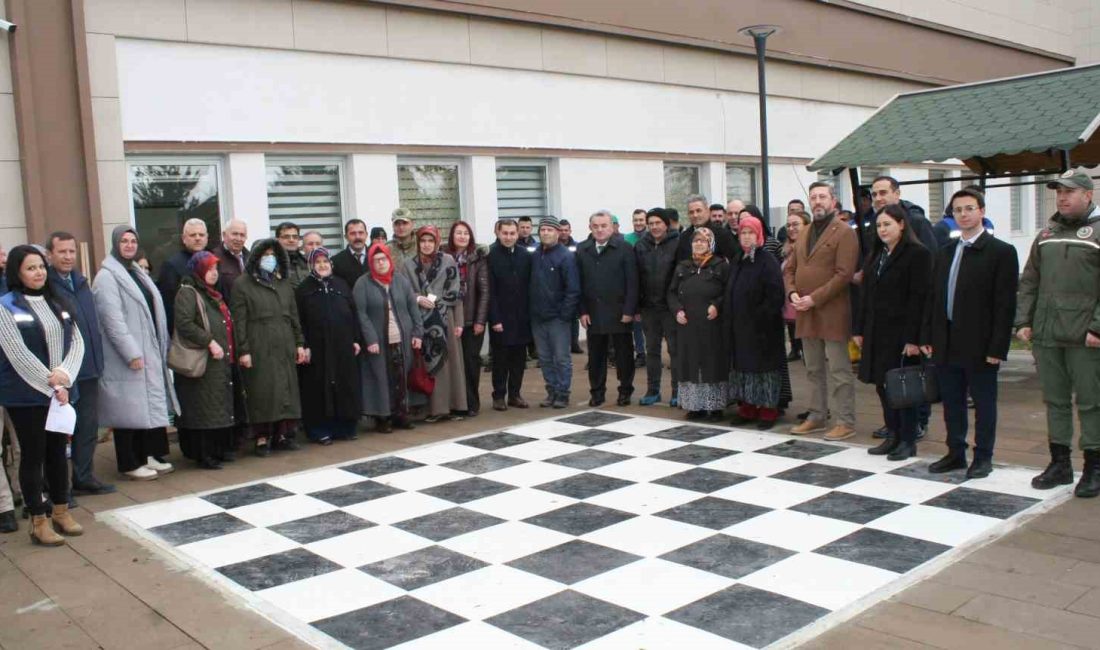 BOZÜYÜK’TE DANIŞANLAR FİDAN DİKTİ