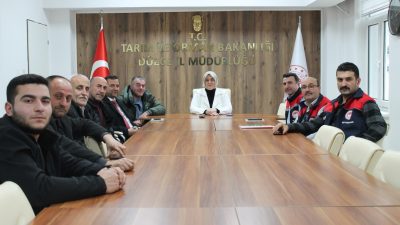 DÜZCE TARIM VE ORMAN MÜDÜRÜ ESRA UZUN, ÇELTİK ÜRETİCİLERİYLE YAPTIĞI