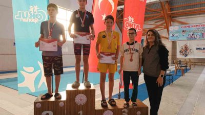 DÜZCE’DE DÜZENLENEN YÜZME İL BİRİNCİLİĞİ MÜSABAKALARINDA 42 SPORCU DEREYE GİRMEK