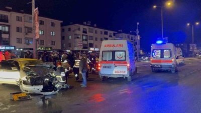 DÜZCE'DE HEMEN HEMEN HER GÜN KAZANIN MEYDANA GELDİĞİ METEK KAVŞAĞI'NDA